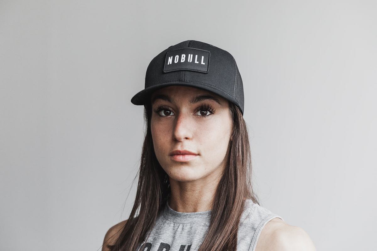 Nobull Curved-Brim Trucker Hatt Herr Svarta | NW1567029