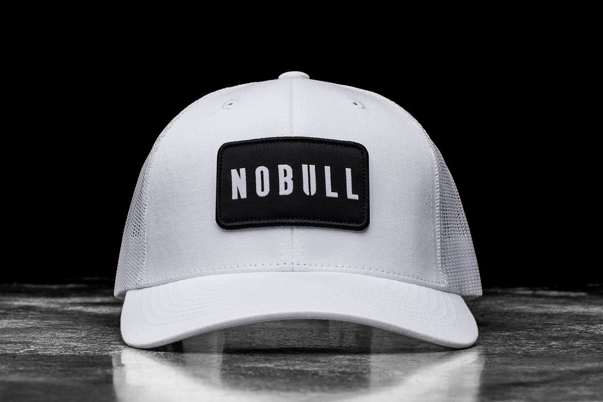 Nobull Curved-Brim Trucker Hatt Herr Vita | QK8140536