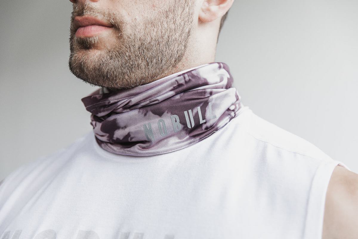 Nobull Gaiter Tie-Dye Halsduk Dam Rosa Mörkröda | KD5479021