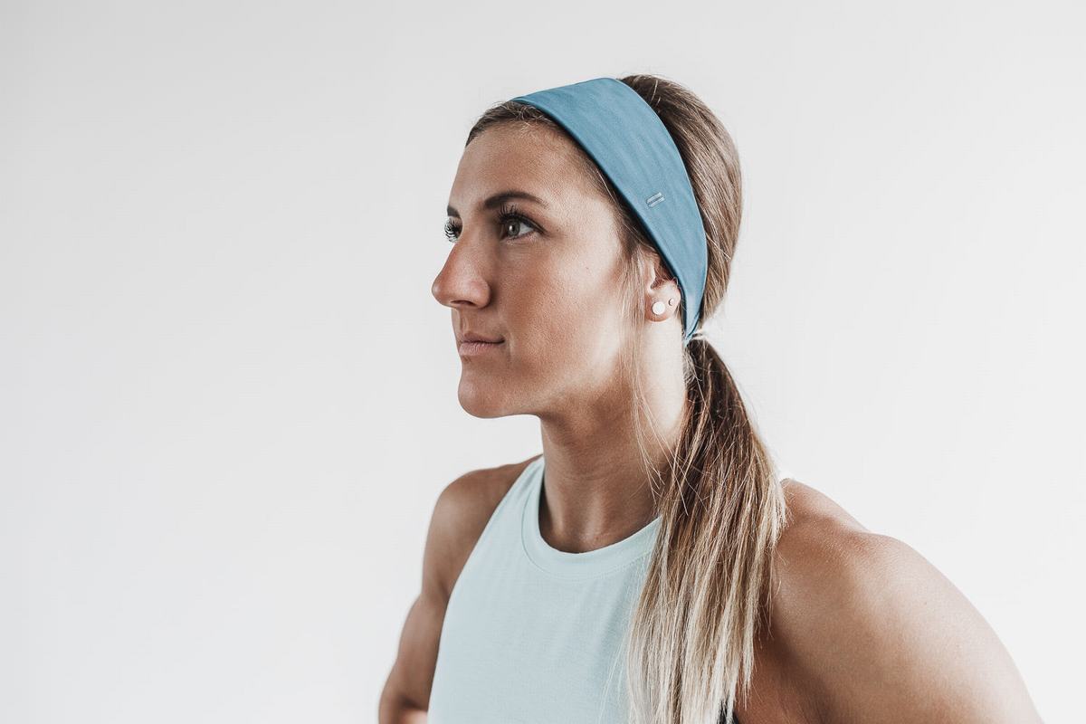 Nobull Headband Pannband Dam Grå Blå | RB8693710