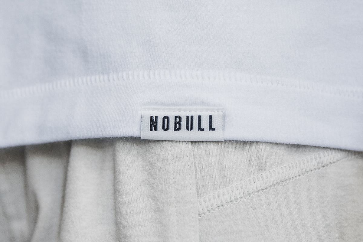 Nobull Heavyweight Pocket Boxy Långärmad T-Shirt Dam Vita | PW8736021