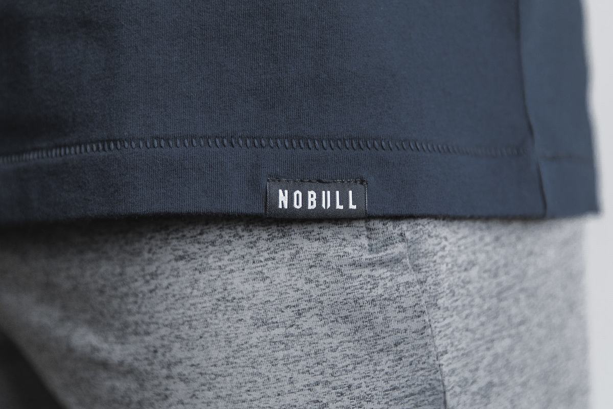 Nobull Heavyweight Pocket T-Shirt Herr Marinblå | SM9865074