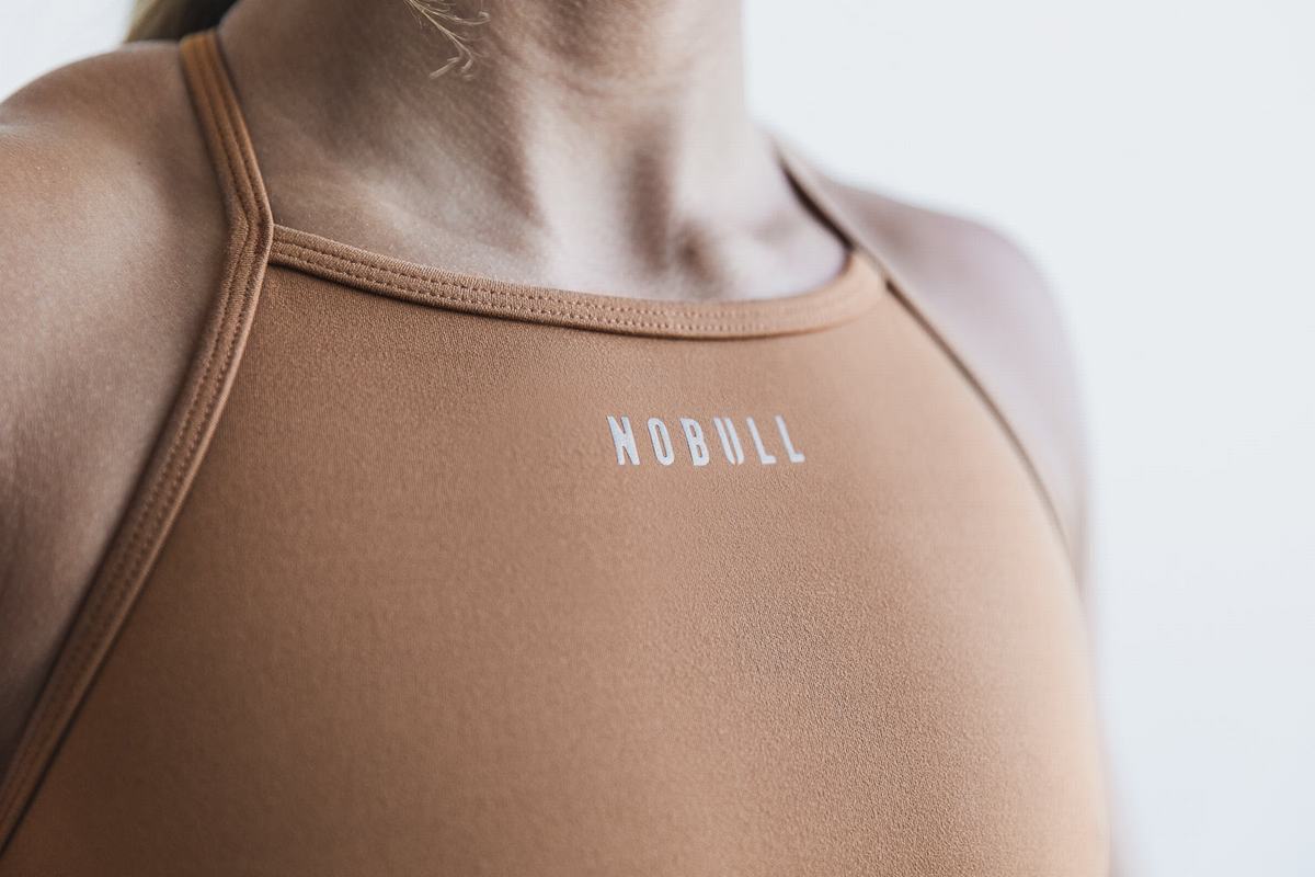 Nobull High-Neck Matte Sport-BH Dam Bruna | BC5827914