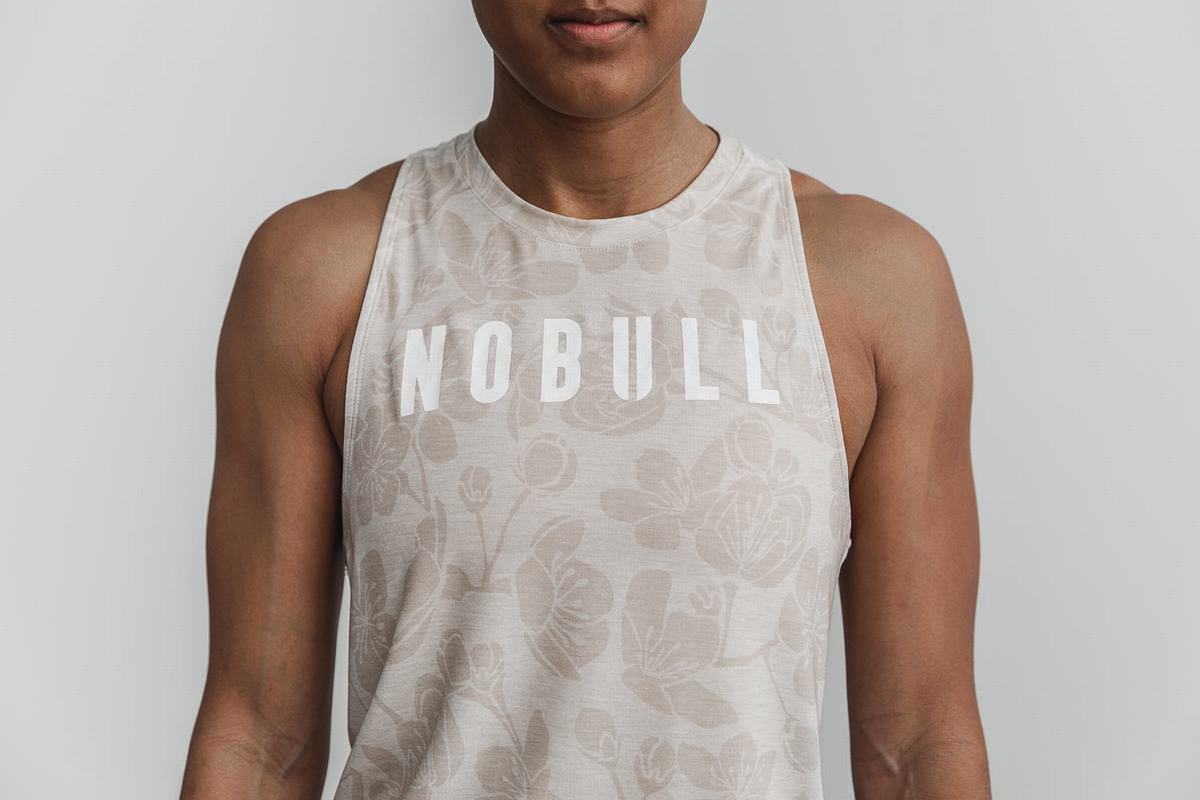 Nobull High-Neck Tank Linne Dam Rosa | EW6348125