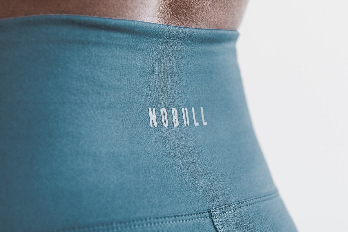 Nobull High-Rise 7/8 Matte Strumpbyxor Dam Mörkturkos | EH0169835