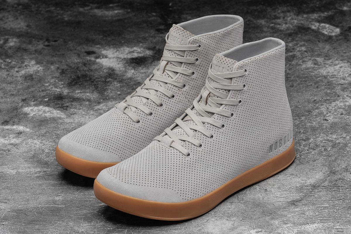 Nobull High-Top Arctic Suede Trainer Skor Herr Grå Bruna | NW6879410