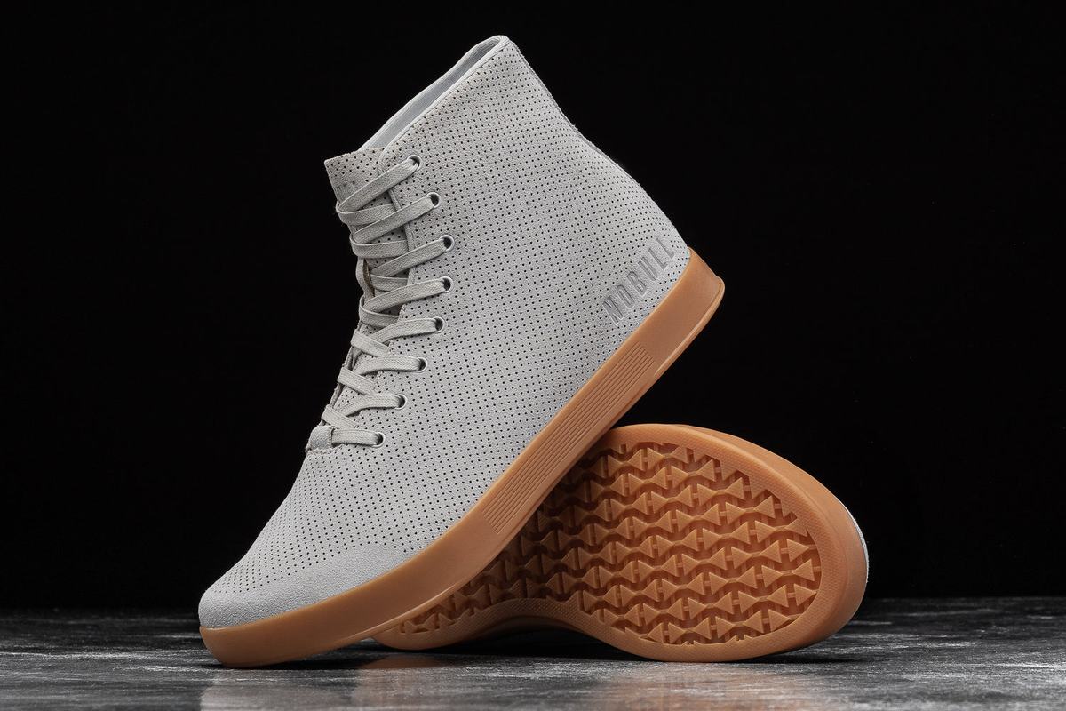 Nobull High-Top Arctic Suede Trainer Skor Herr Grå Bruna | NW6879410