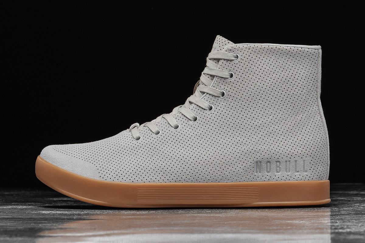 Nobull High-Top Arctic Suede Trainer Skor Herr Grå Bruna | NW6879410