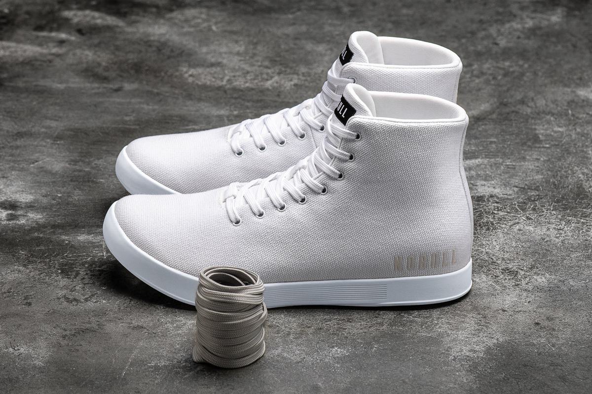 Nobull High-Top Canvas Trainer Skor Dam Vita | NG7145320