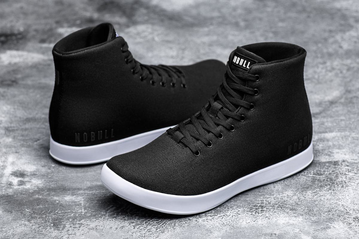 Nobull High-Top Canvas Trainer Skor Dam Svarta Vita | VG4095178