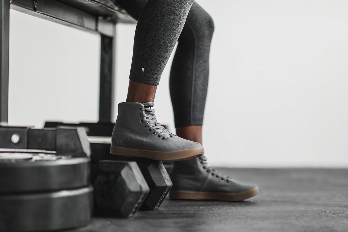 Nobull High-Top Canvas Trainer Skor Dam Mörkgrå | VI2076385