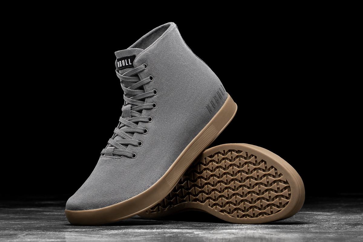 Nobull High-Top Canvas Trainer Skor Dam Mörkgrå | VI2076385