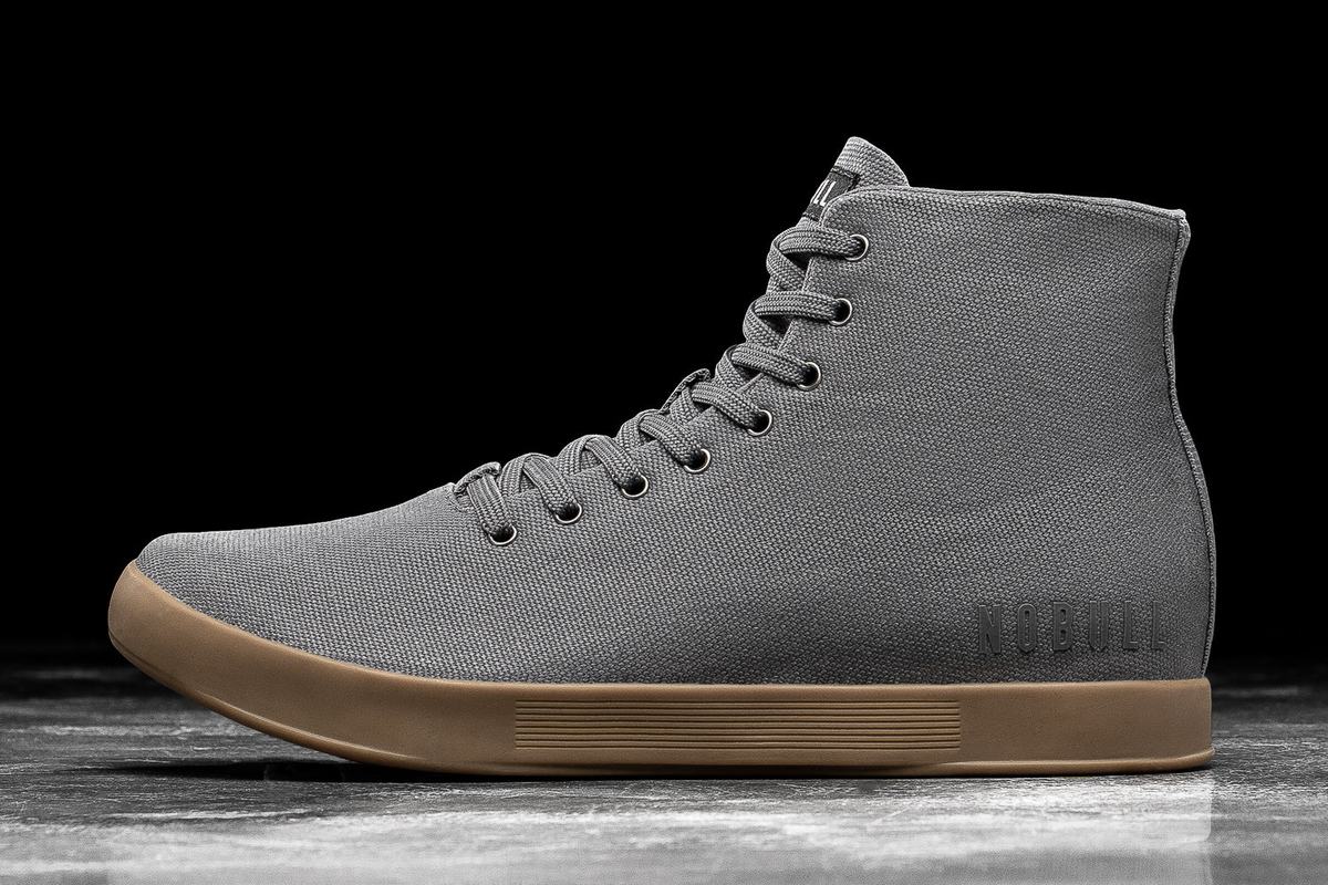 Nobull High-Top Canvas Trainer Skor Dam Mörkgrå | VI2076385