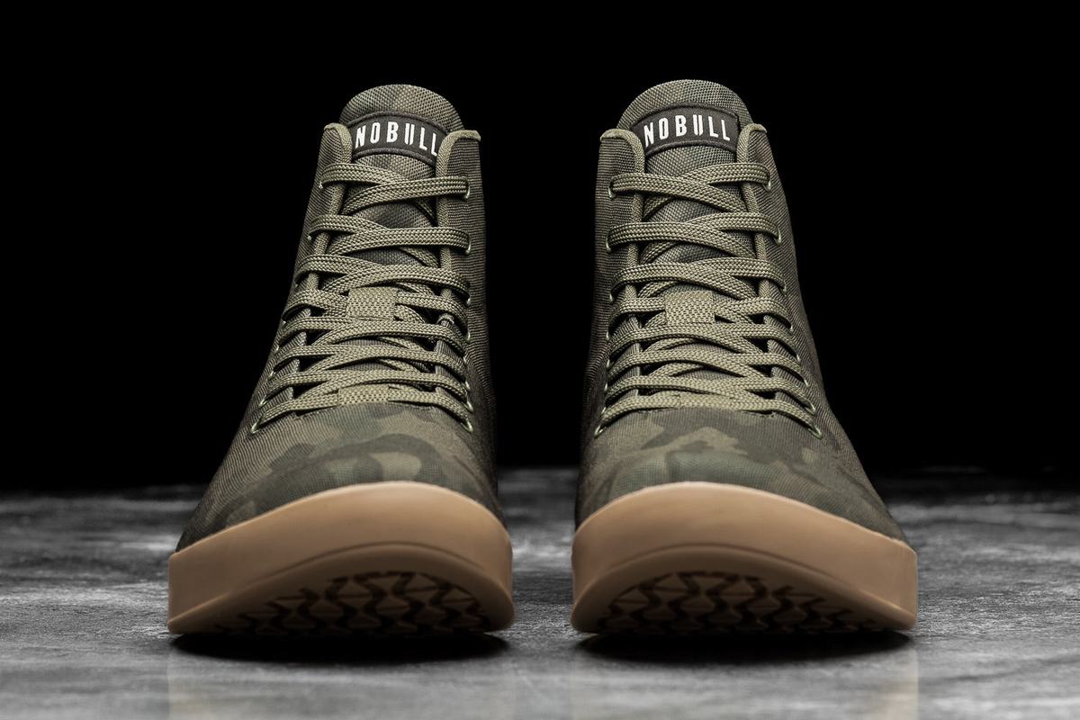 Nobull High-Top Canvas Trainer Skor Dam Mörkcamo | XL7041285