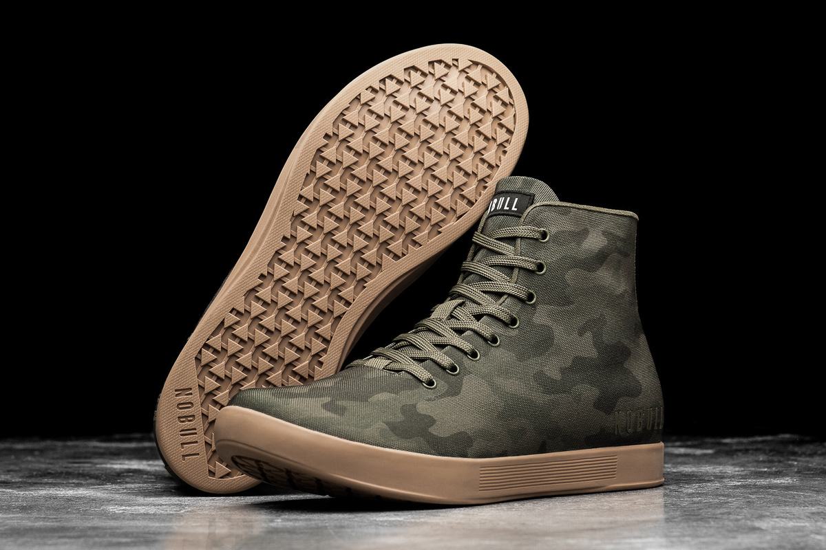 Nobull High-Top Canvas Trainer Skor Dam Mörkcamo | XL7041285