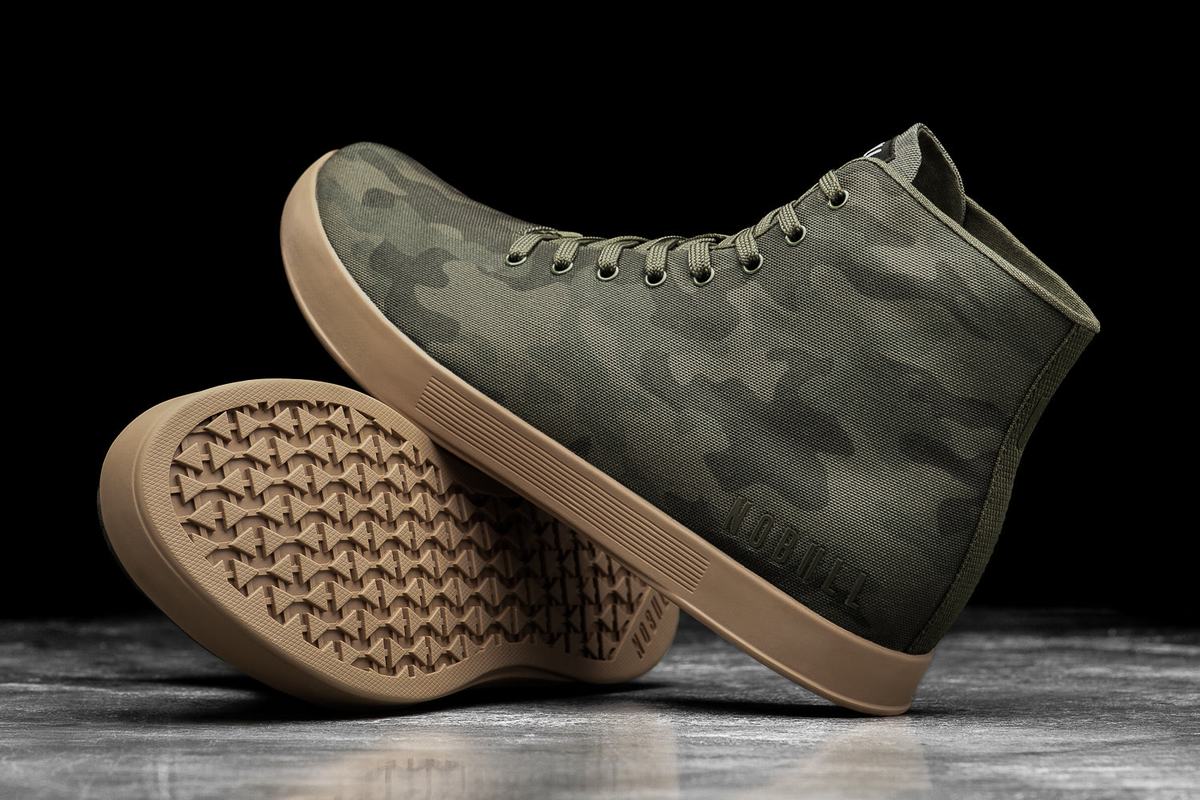 Nobull High-Top Canvas Trainer Skor Dam Mörkcamo | XL7041285