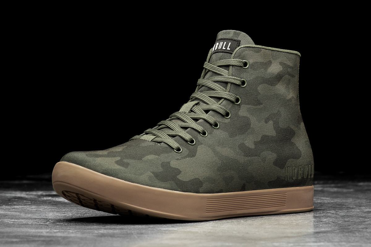 Nobull High-Top Canvas Trainer Skor Dam Mörkcamo | XL7041285