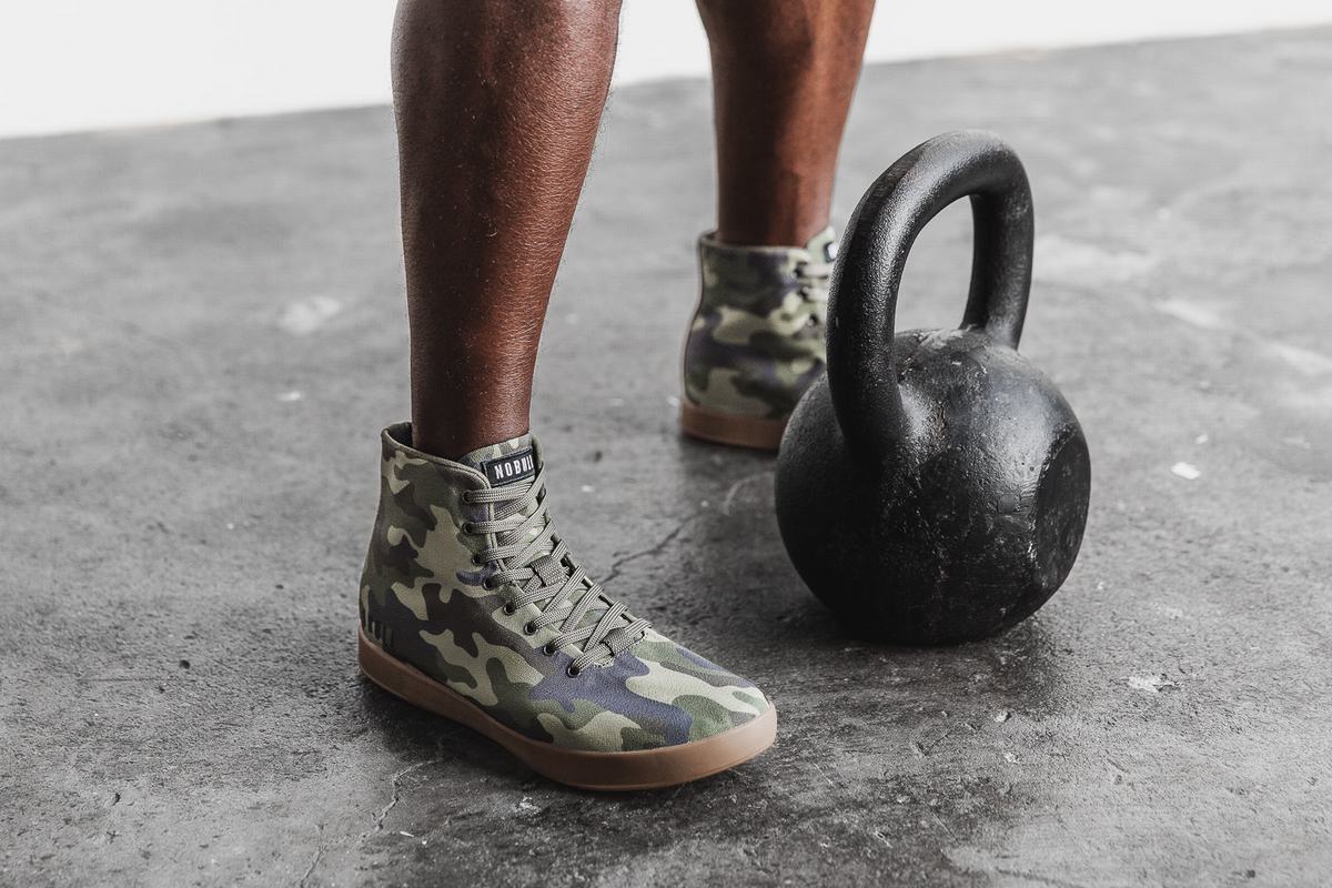 Nobull High-Top Canvas Trainer Skor Herr Camo | HT0947368