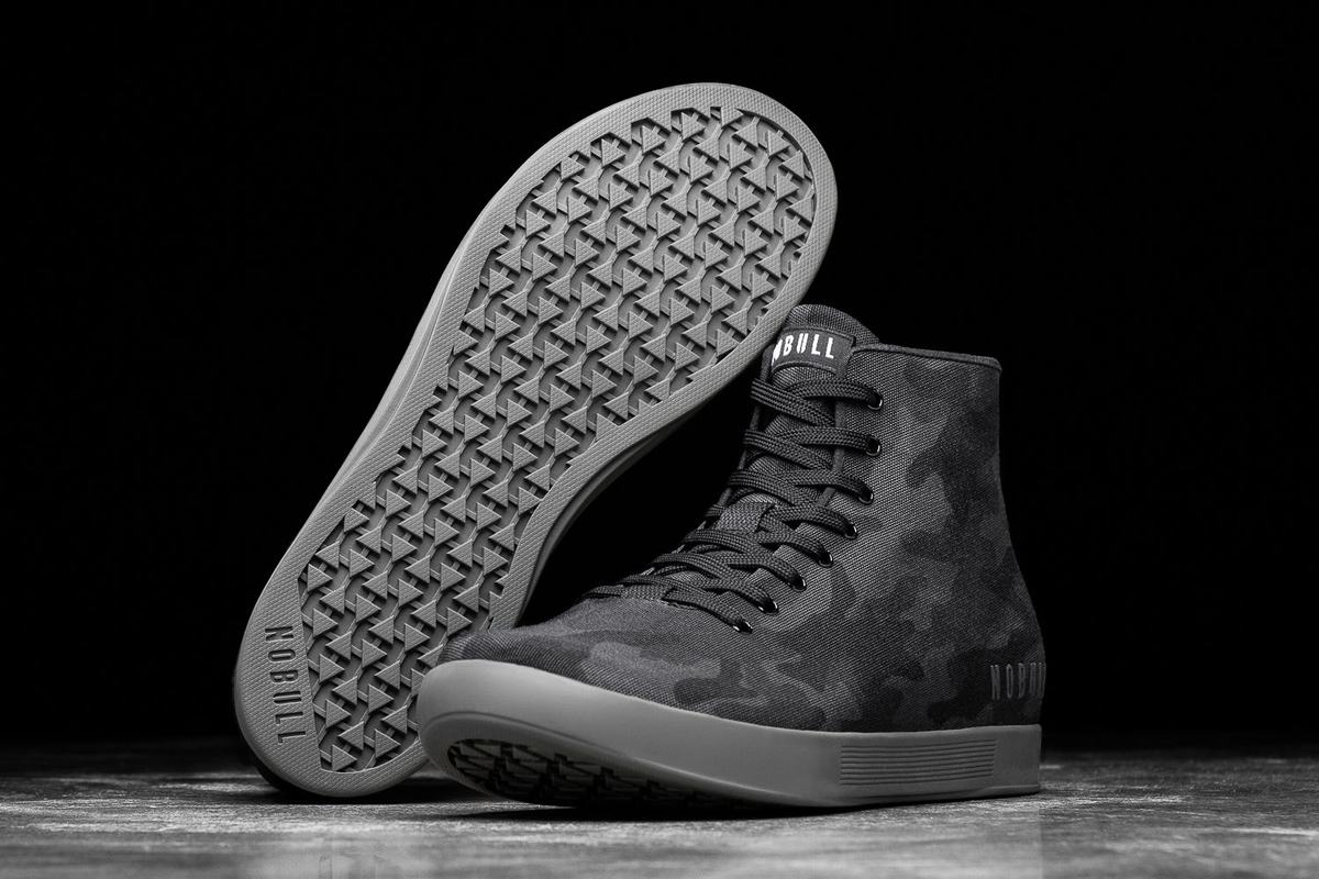 Nobull High-Top Canvas Trainer Skor Herr Camo | KH6590837