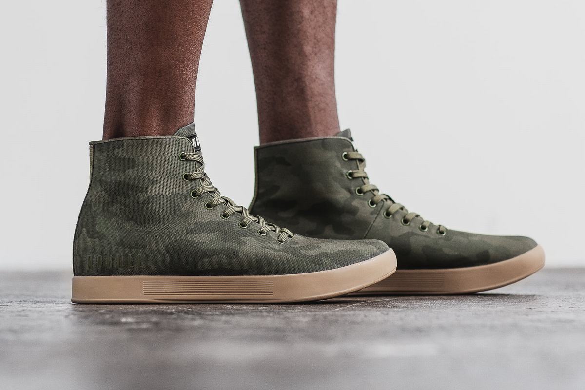 Nobull High-Top Canvas Trainer Skor Herr Mörkcamo | KS5613074