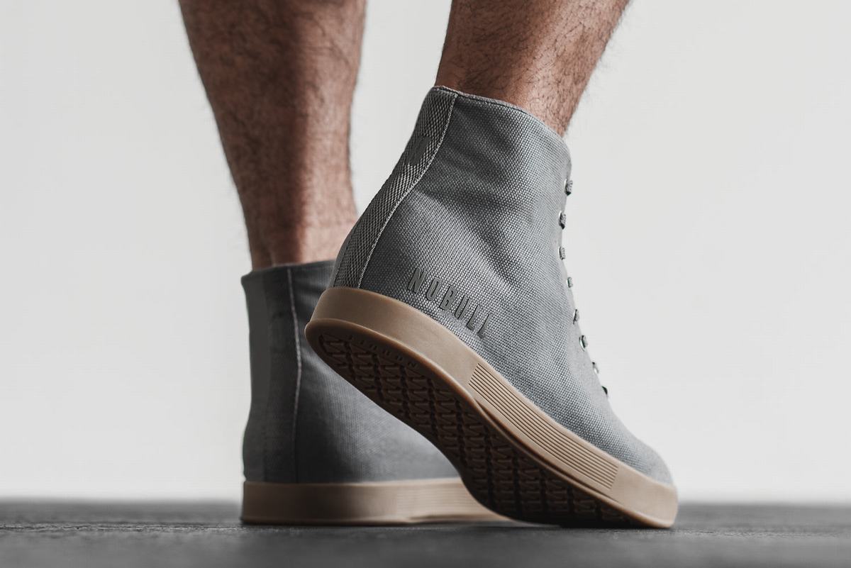 Nobull High-Top Canvas Trainer Skor Herr Mörkgrå | MT2056914