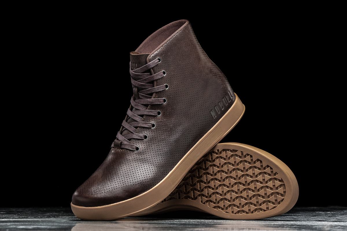 Nobull High-Top Leather Trainer Skor Dam Bruna | AI4890623