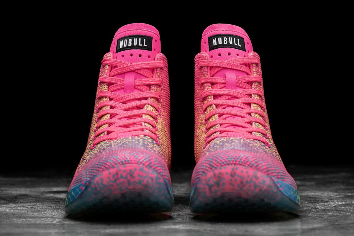 Nobull High-Top Neon Trainer Skor Dam Rosa | PR7536809