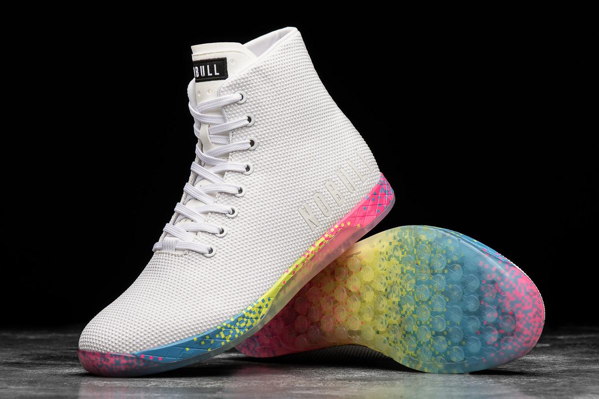 Nobull High-Top Neon Trainer Skor Dam Vita | WV7508329