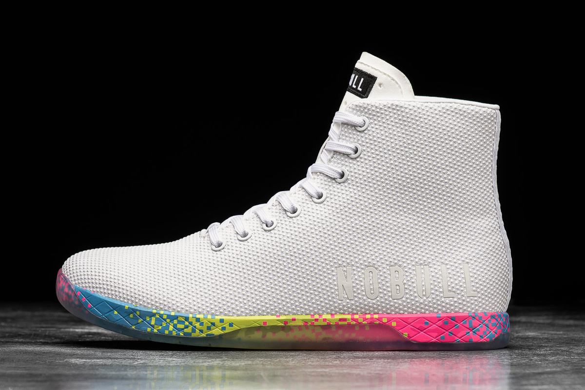 Nobull High-Top Neon Trainer Skor Dam Vita | WV7508329