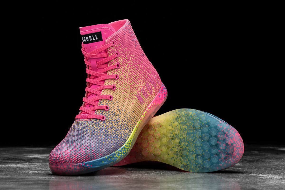 Nobull High-Top Neon Trainer Skor Herr Rosa | RA9830156