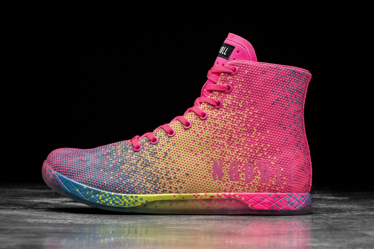 Nobull High-Top Neon Trainer Skor Herr Rosa | RA9830156