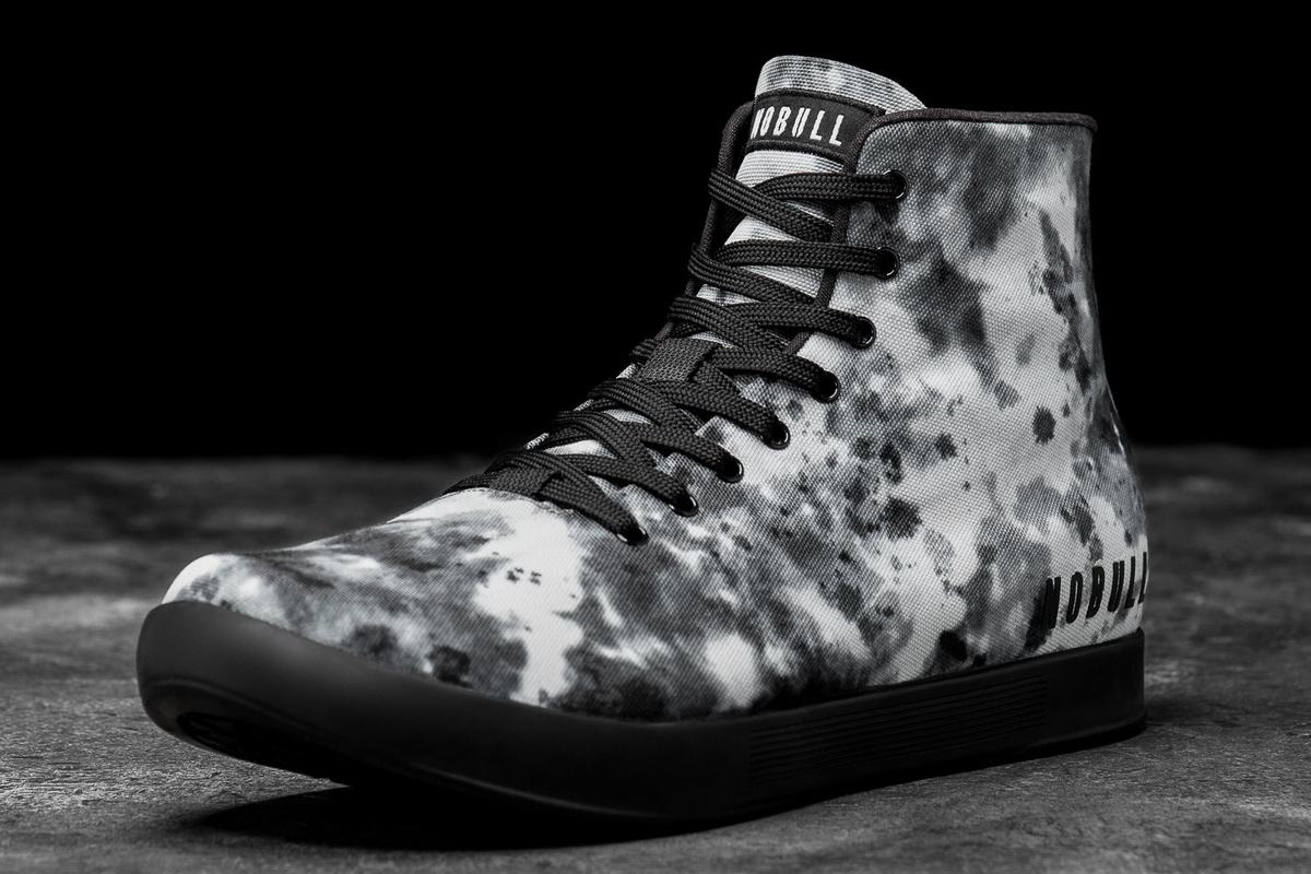 Nobull High-Top Tie-Dye Canvas Trainer Skor Dam Grå | EN5984162