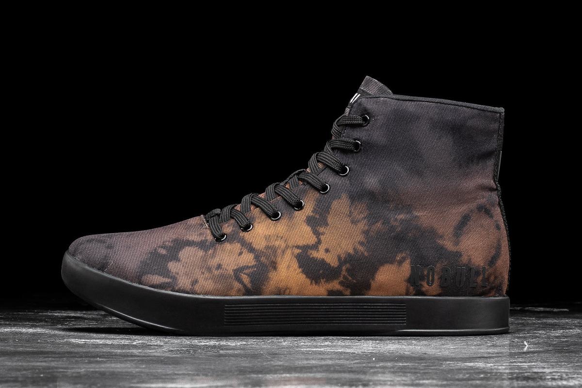 Nobull High-Top Tie-Dye Canvas Trainer Skor Dam Bruna | KO6589102