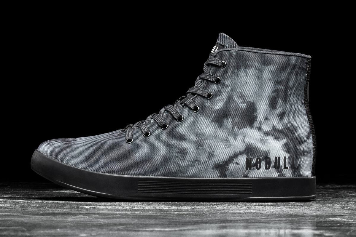 Nobull High-Top Tie-Dye Canvas Trainer Skor Dam Lila | TE1790435