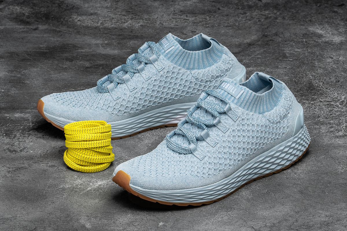 Nobull Knit Runner Löparskor Dam Blå | QF0948271