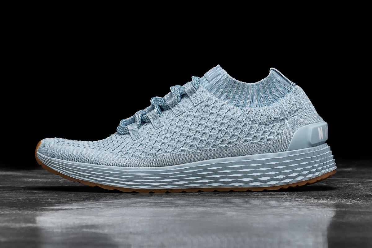 Nobull Knit Runner Löparskor Dam Blå | QF0948271