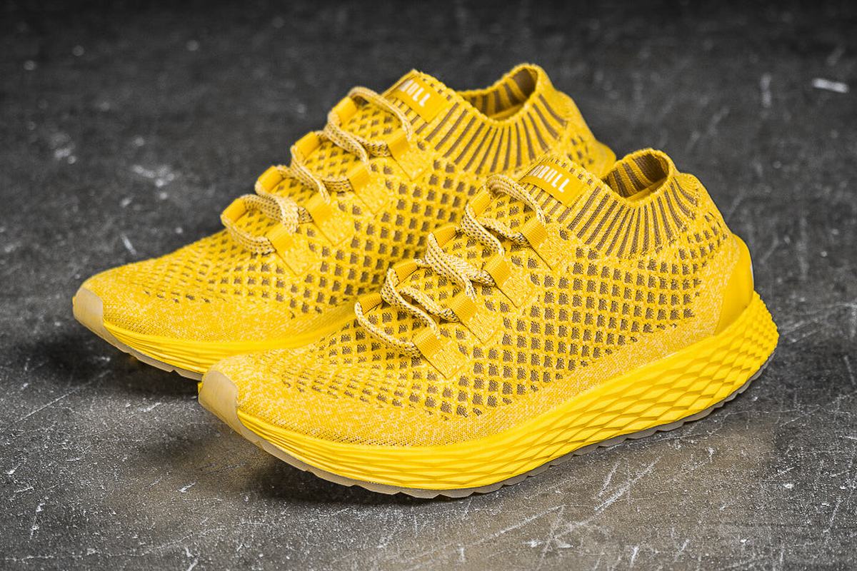 Nobull Knit Runner Löparskor Dam Citron | AM7053124