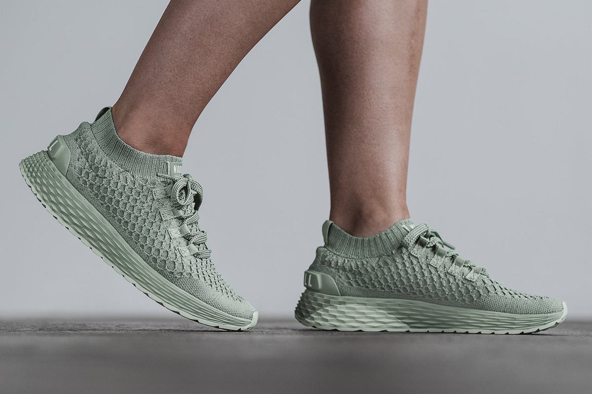 Nobull Knit Runner Löparskor Dam Gröna | UQ1942657