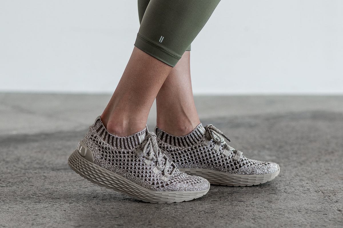 Nobull Knit Runner Löparskor Dam Khaki | RB8720341