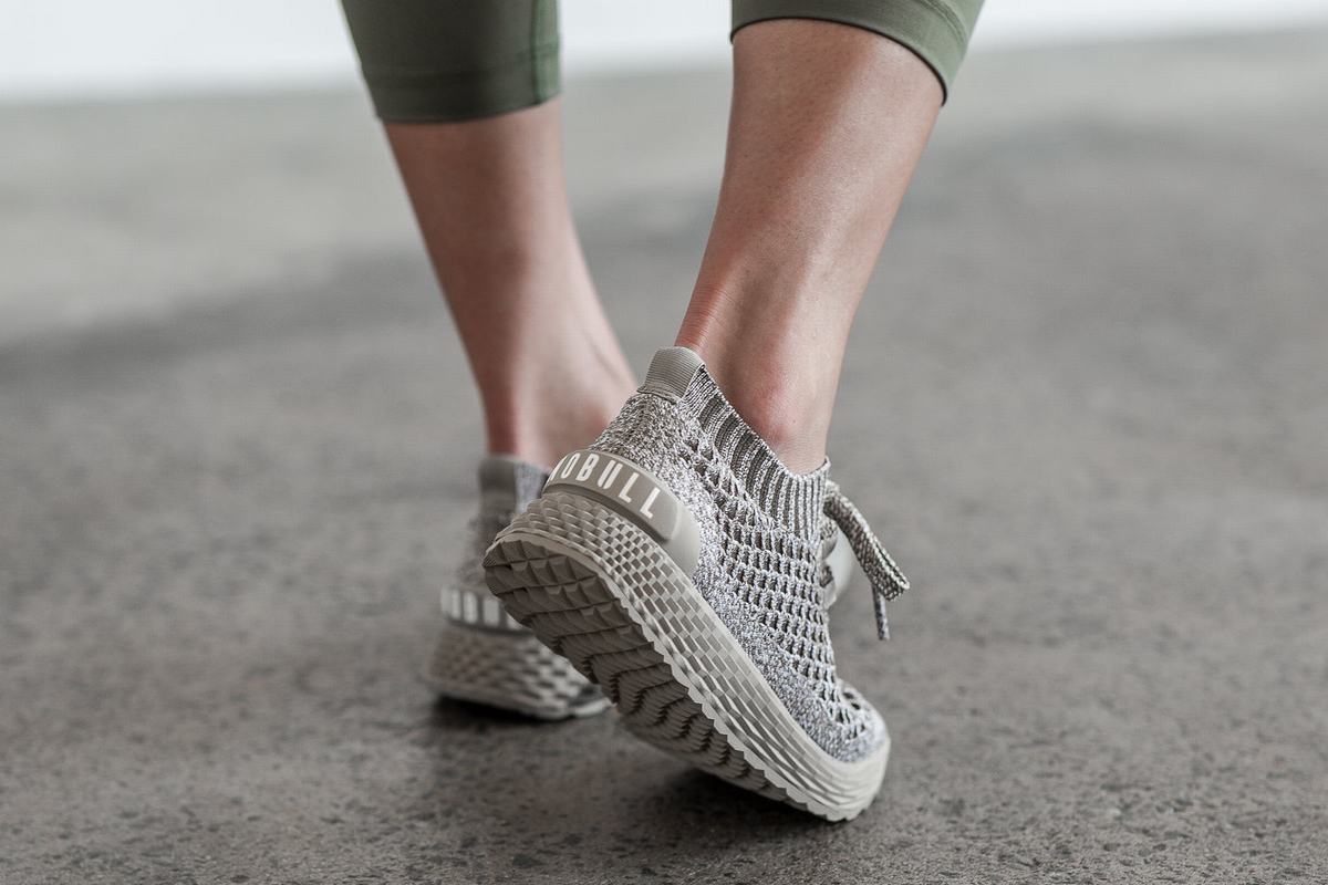 Nobull Knit Runner Löparskor Dam Khaki | RB8720341