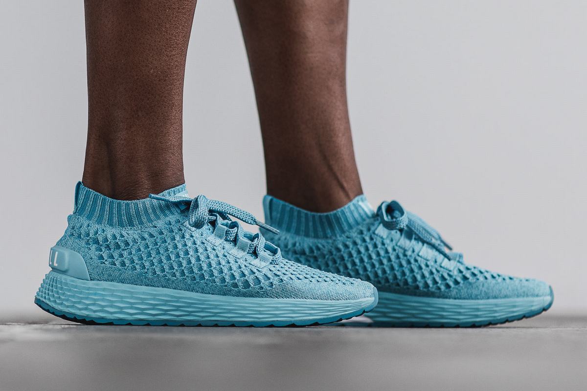 Nobull Knit Runner Löparskor Dam Ljusblå | WF8254973