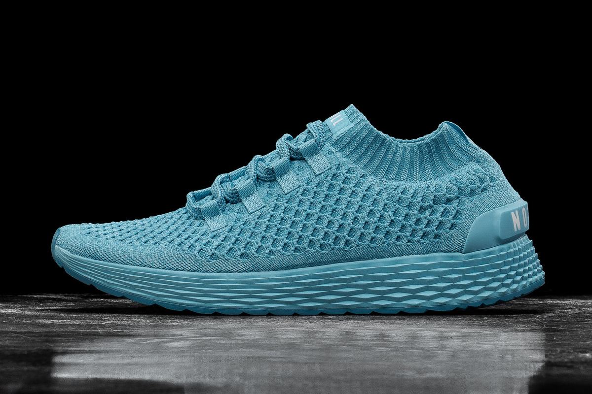 Nobull Knit Runner Löparskor Dam Ljusblå | WF8254973