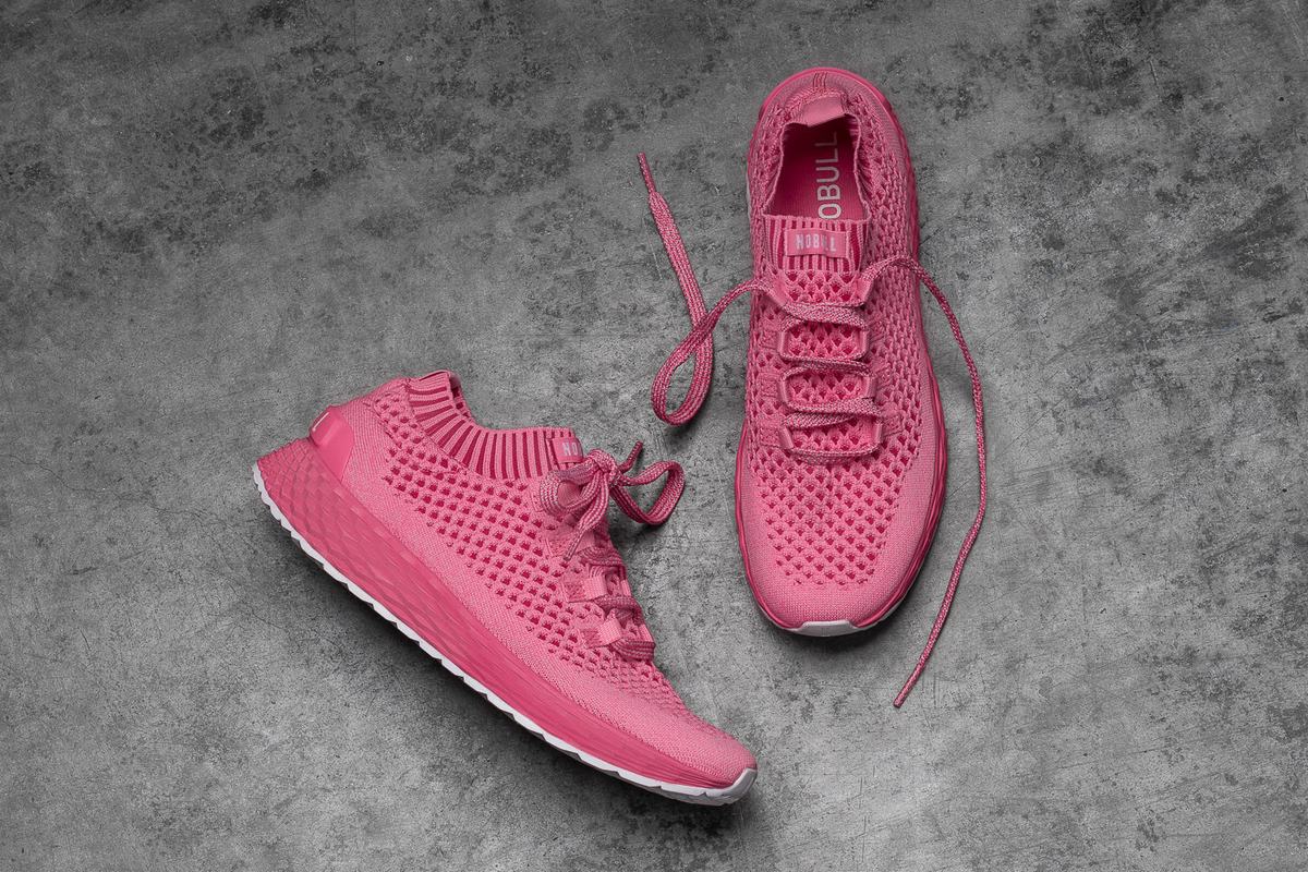 Nobull Knit Runner Löparskor Dam Ljusrosa | AD4138506