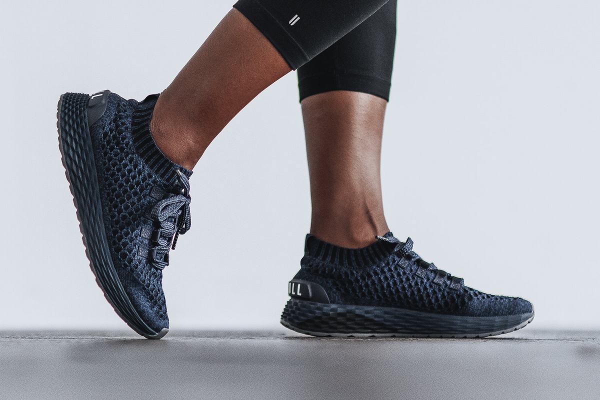 Nobull Knit Runner Löparskor Dam Marinblå | UG7162943