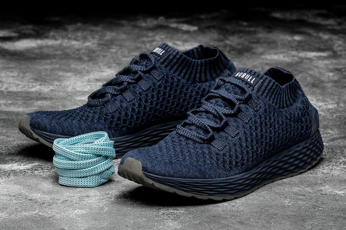 Nobull Knit Runner Löparskor Dam Marinblå | UG7162943