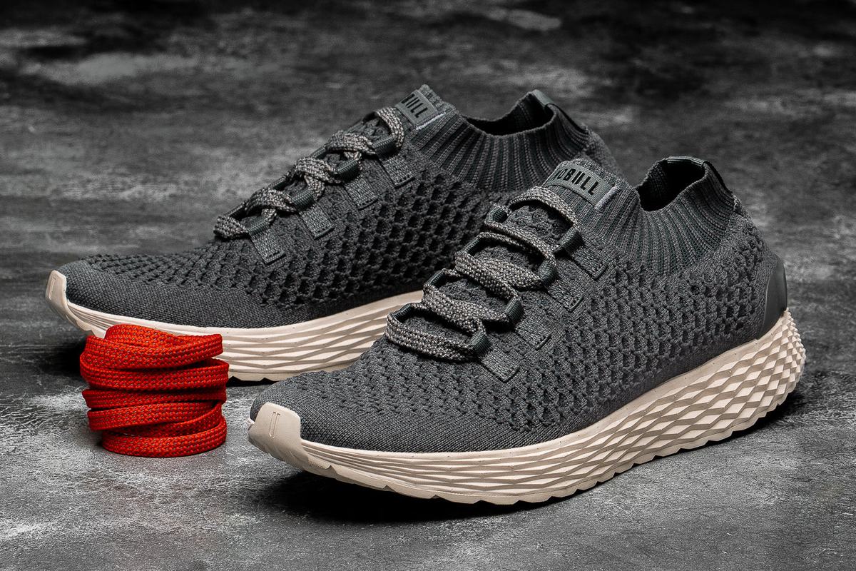 Nobull Knit Runner Löparskor Dam Mörkgrå Vita | ML3892475