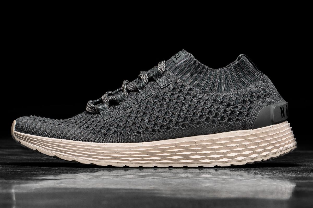 Nobull Knit Runner Löparskor Dam Mörkgrå Vita | ML3892475