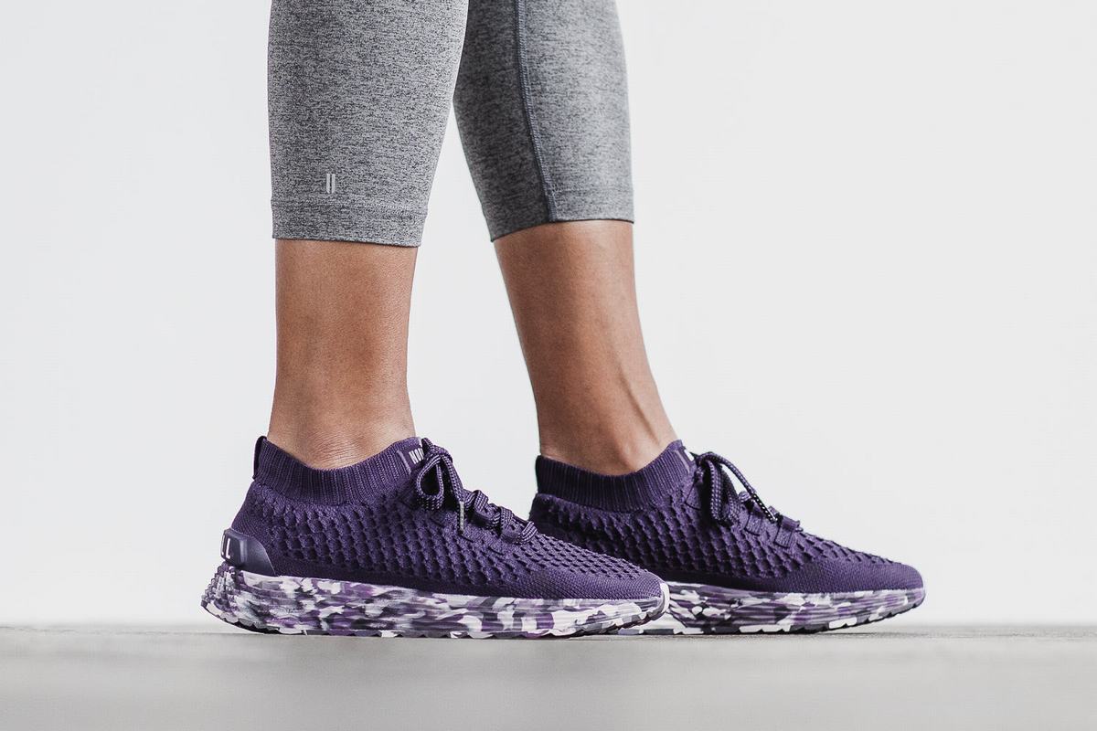 Nobull Knit Runner Löparskor Dam Mörklila | BX2487065