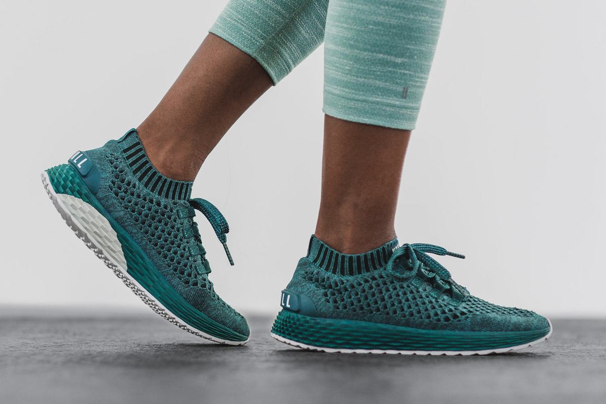 Nobull Knit Runner Löparskor Dam Mörkturkos | DS7938061