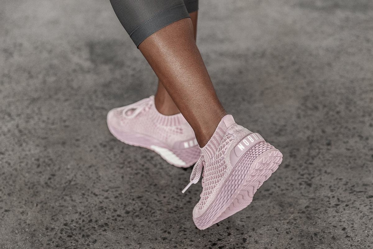 Nobull Knit Runner Löparskor Dam Rosa | OD3681952